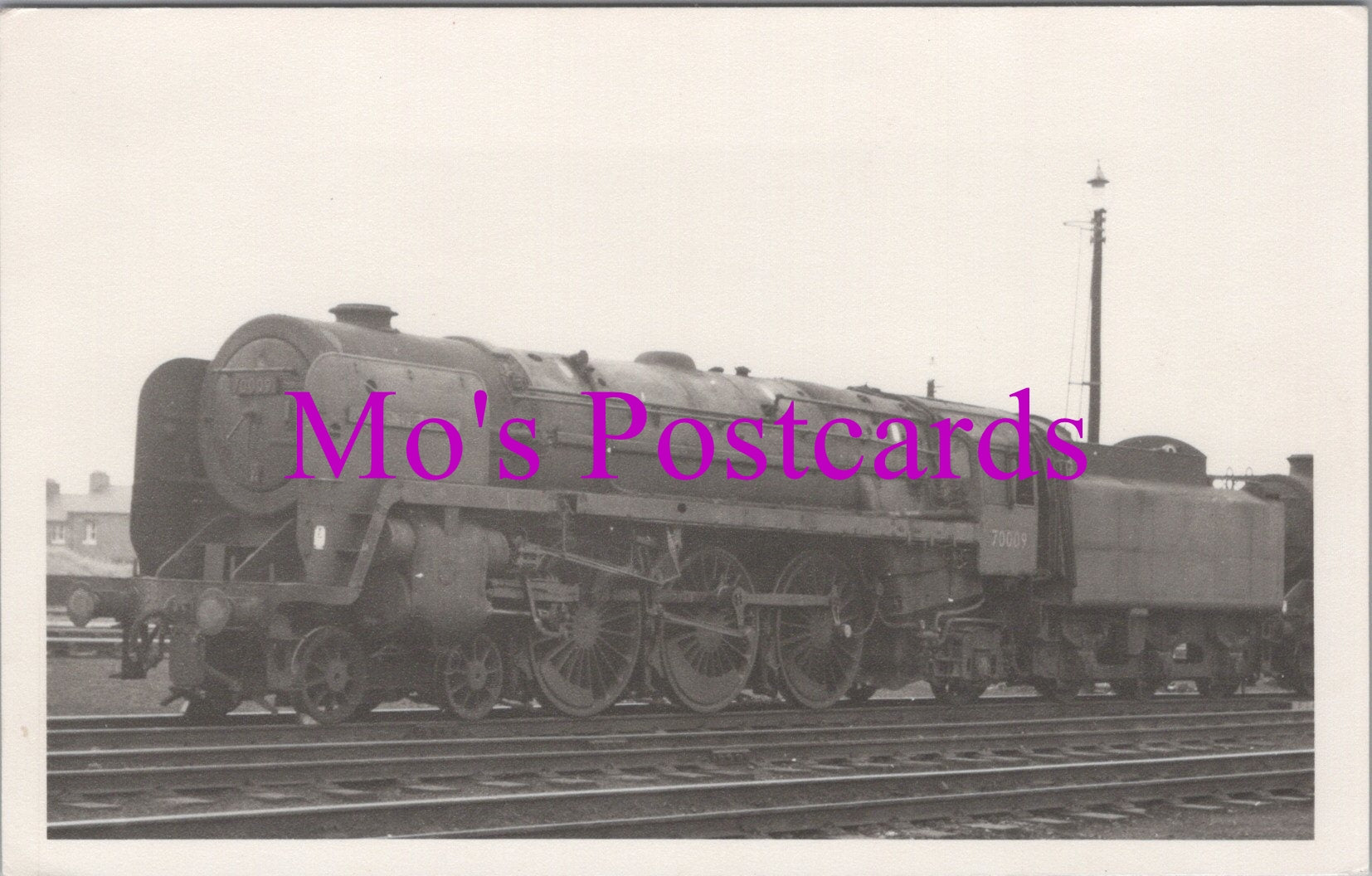 Railway Transport Photograph - Locomotive, Train No 7009 - SW14569