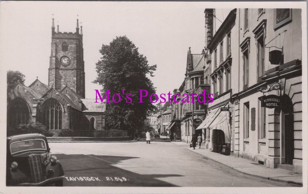 Devon Postcard - Tavistock Street Scene   SW15565