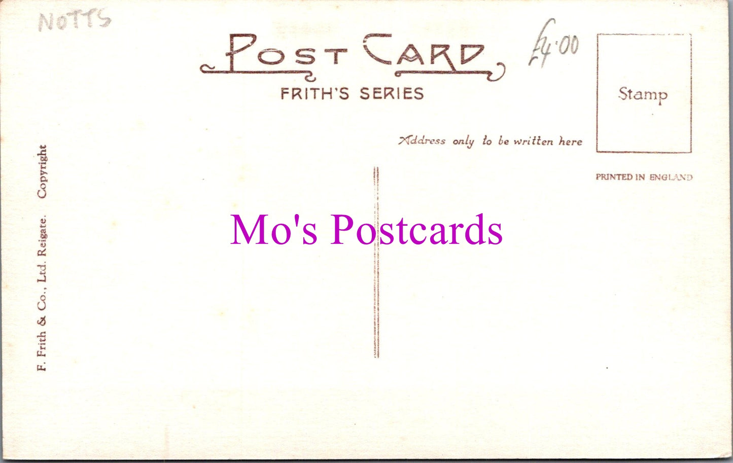 Nottinghamshire Postcard - Portland Place, Sutton, Retford  SW15130