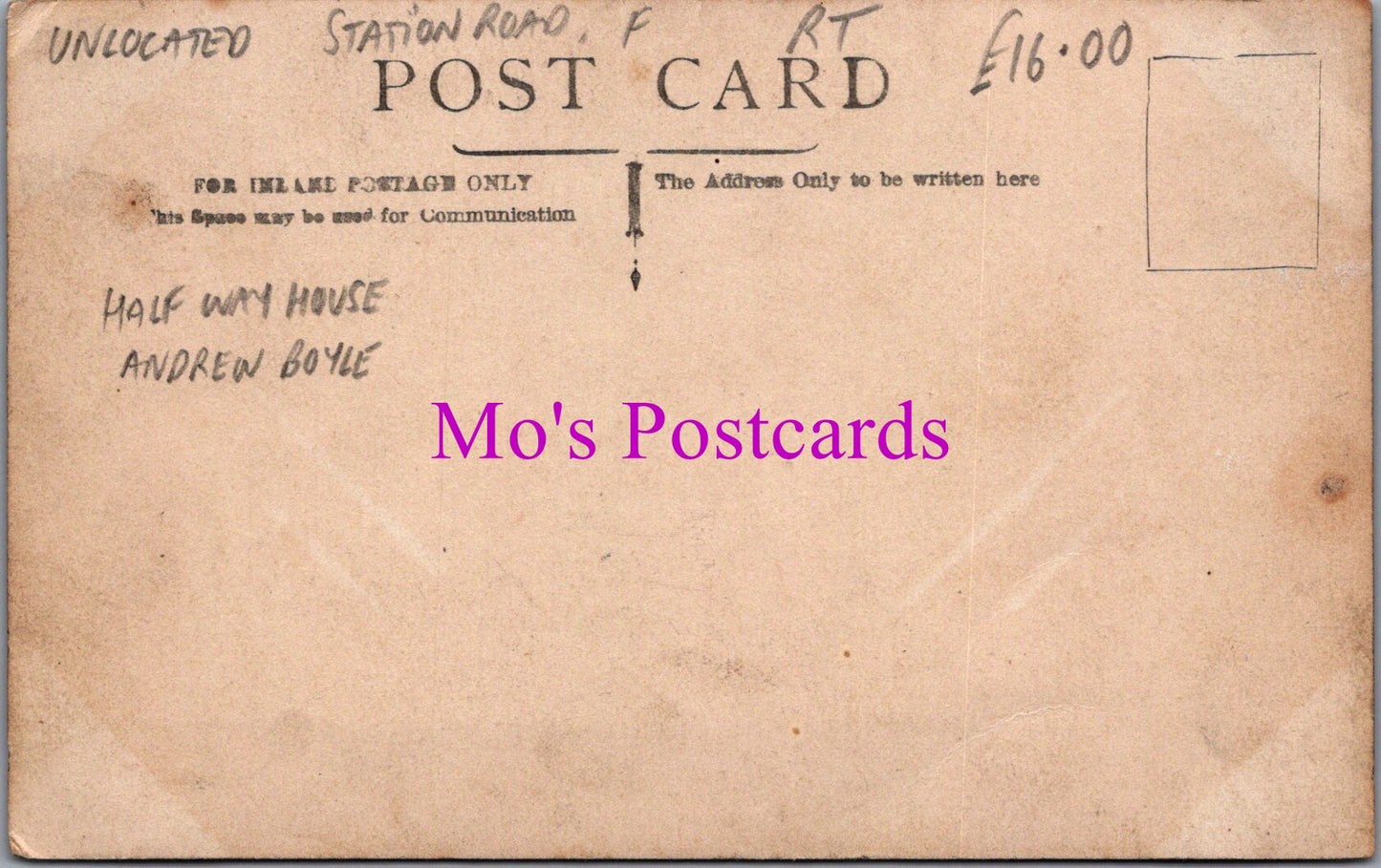 Dorset Postcard - Station Road, Trent Village?  SW15439