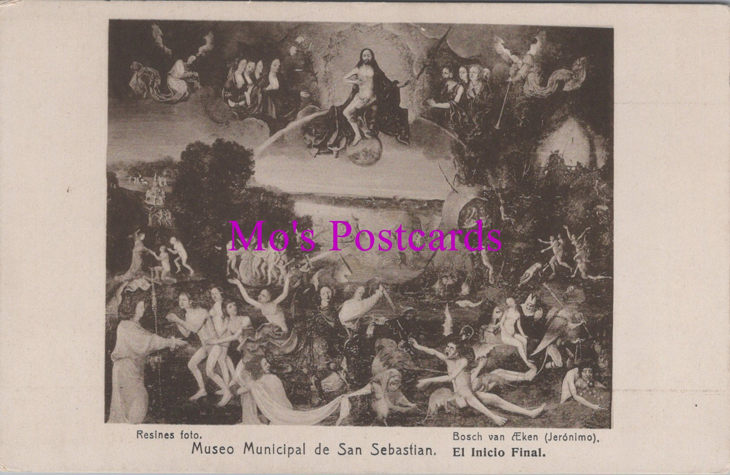 Art Postcard - Museo Municipal De San Sebastian, El Inicio Final  SW15123