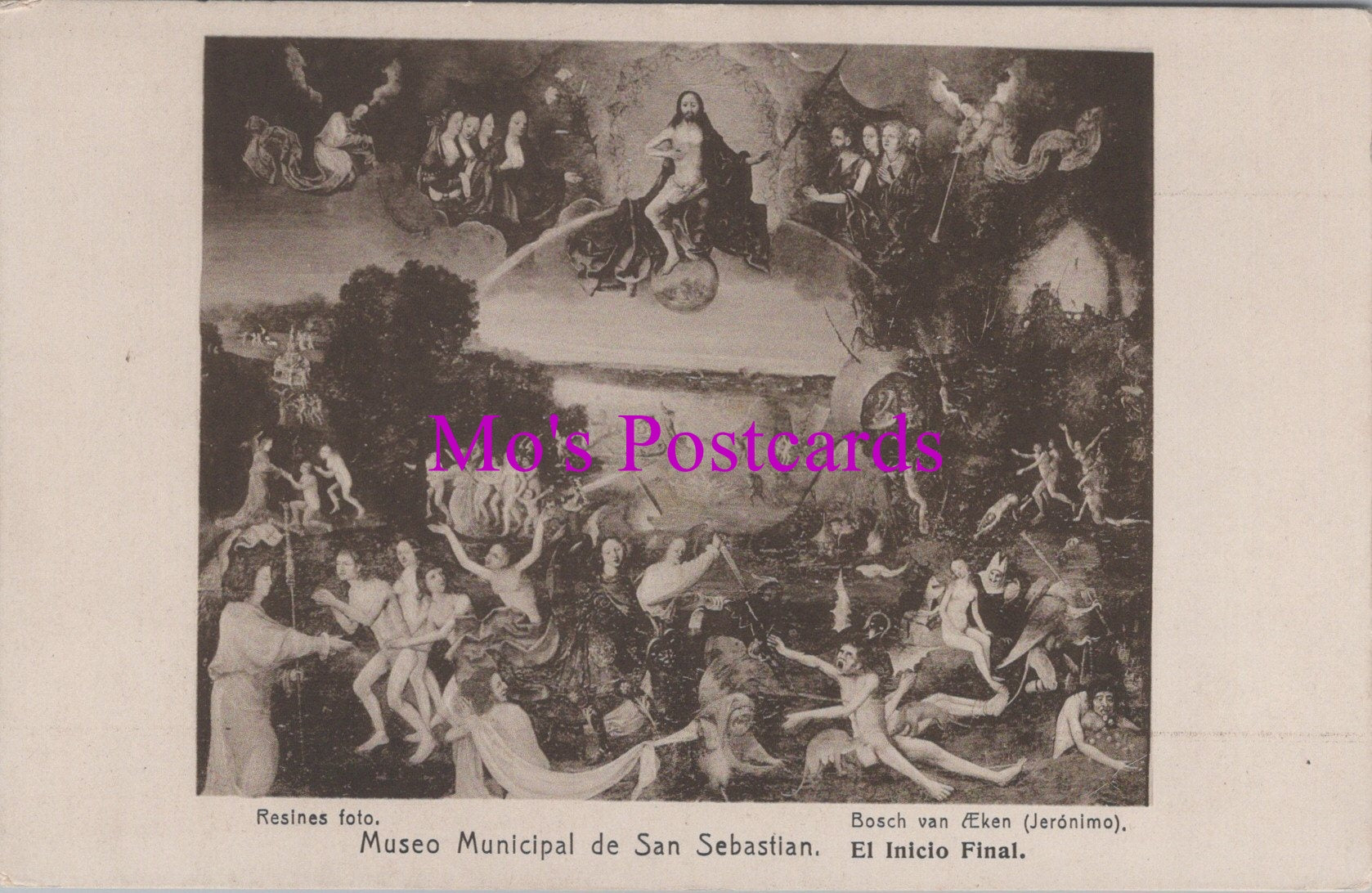 Art Postcard - Museo Municipal De San Sebastian, El Inicio Final  SW15123