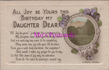Load image into Gallery viewer, Greetings Postcard - All Joy Be Yours This Birthday  SW15985
