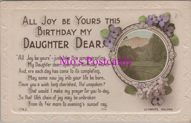 Greetings Postcard - All Joy Be Yours This Birthday  SW15985