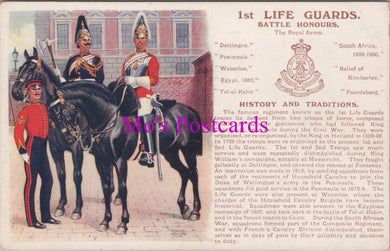 Military Postcard - 1st Life Guards History and Traditions   SW15121