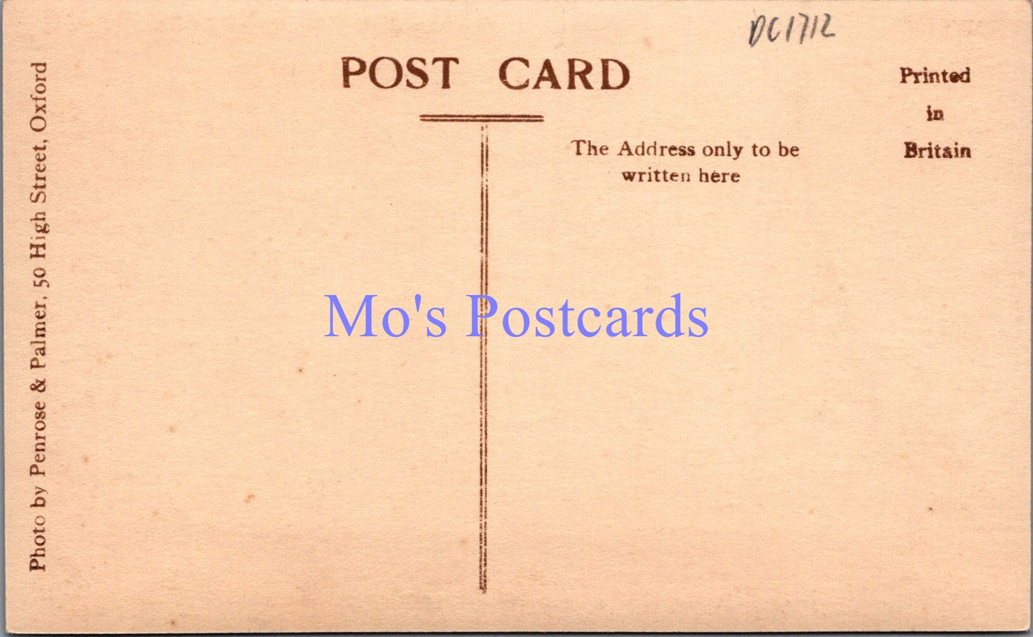 Oxfordshire Postcard - Oxford, St John's College Rock Garden  DC1712