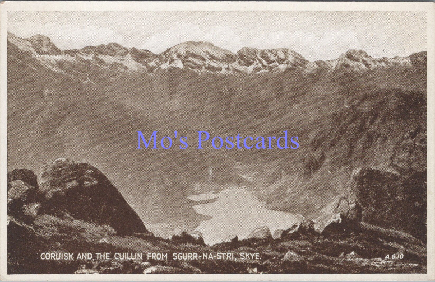 Scotland Postcard - Coruisk and The Cuillin From Sgurr-Na-Stri DC1689