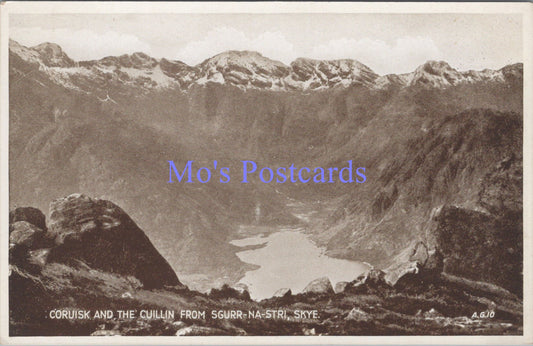 Scotland Postcard - Coruisk and The Cuillin From Sgurr-Na-Stri DC1689