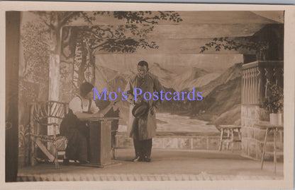 Threatrical Postcard - Theatre Actors in a Stage Play SW13799