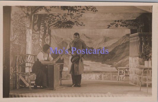 Threatrical Postcard - Theatre Actors in a Stage Play SW13799