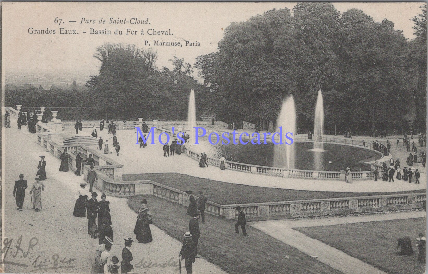 France Postcard - Parc De Saint-Cloud, Grandes Eaux SW13805