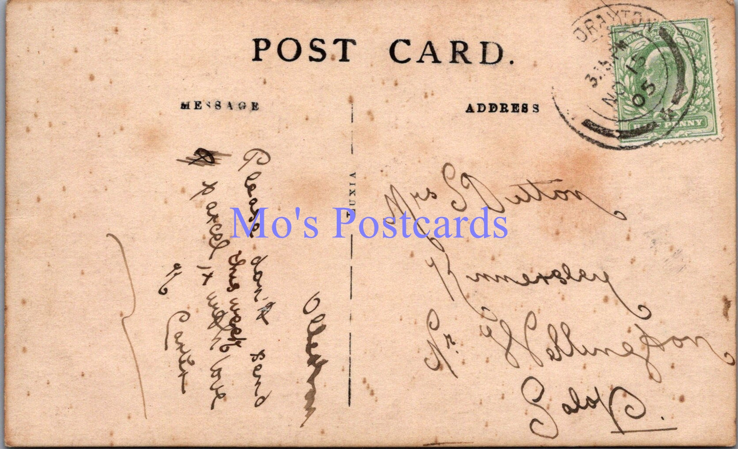 Nottinghamshire Postcard? - Ollerton or West Drayton?  SW13818