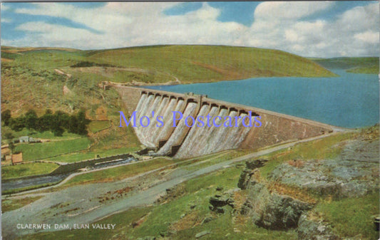 Wales Postcard - Claerwen Dam, Elan Valley  SW13833