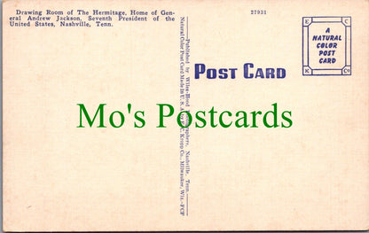 America Postcard - Home of General Andrew Jackson, Nashville SW13606