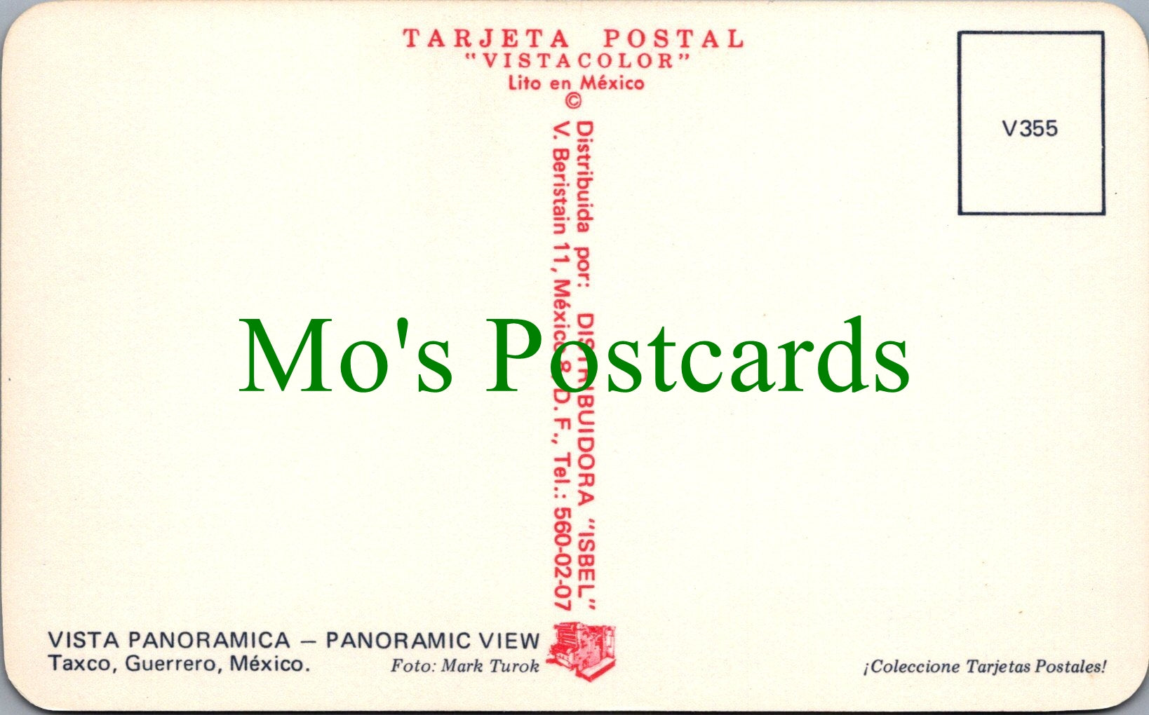 Mexico Postcard - Taxco, Guerrero   SW13612