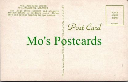 America Postcard - Williamsburg Lodge, Williamsburg, Virginia  SW13625