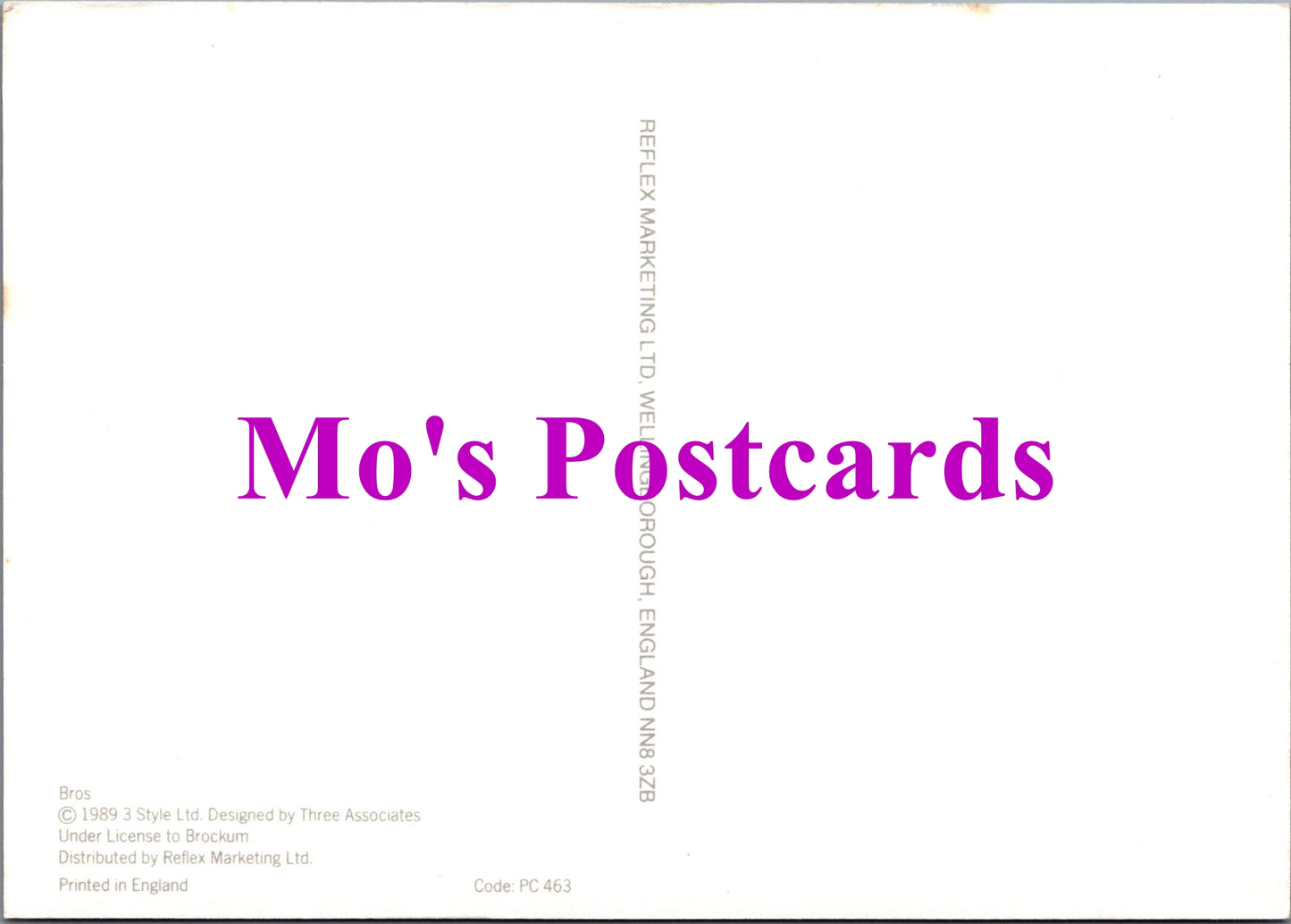 Music Postcard - Bros, British Boy Band  SW14953