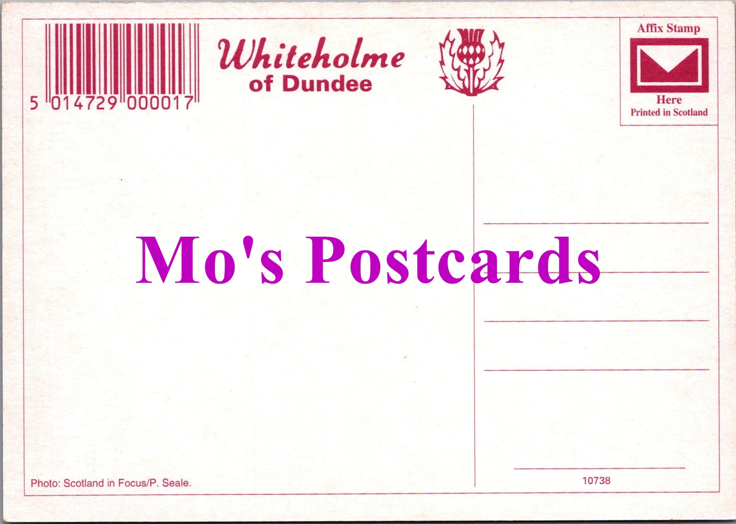 Scotland Postcard - Holy Island, Isle of Arran   SW14957