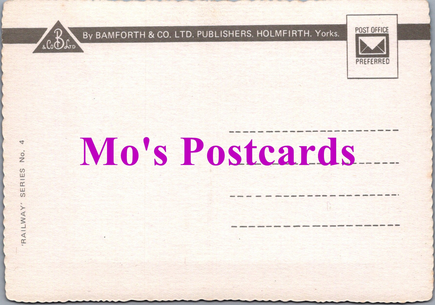 Railway Postcard - London Midland and Scottish Class 5, 4-6-0 Engine  SW14964