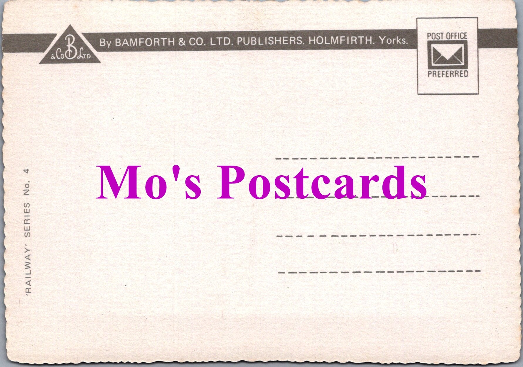 Railway Postcard - London Midland and Scottish Class 5, 4-6-0 Engine  SW14964