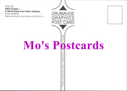 Shipping Postcard - P & O Cruises. A World Away From Other Holidays  SW14969