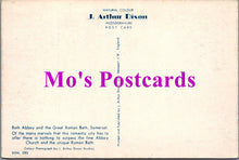 Load image into Gallery viewer, Somerset Postcard - Bath Abbey and The Great Roman Bath  SW14972
