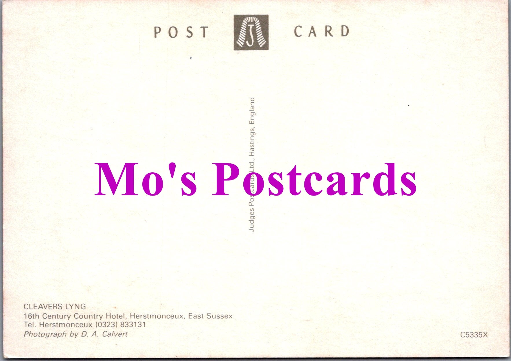 Sussex Postcard - Cleavers Lyng, Herstmonceux   SW15009