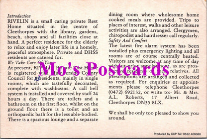 Lincolnshire Card - Rivelin Rest Home, 17 Albert Road, Cleethorpes  SW15012
