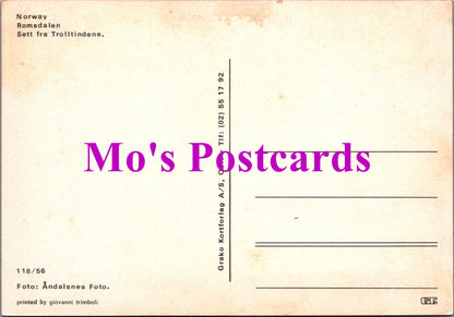 Norway Postcard - Romsdalen, Sett Fra Trolltindene  SW15025