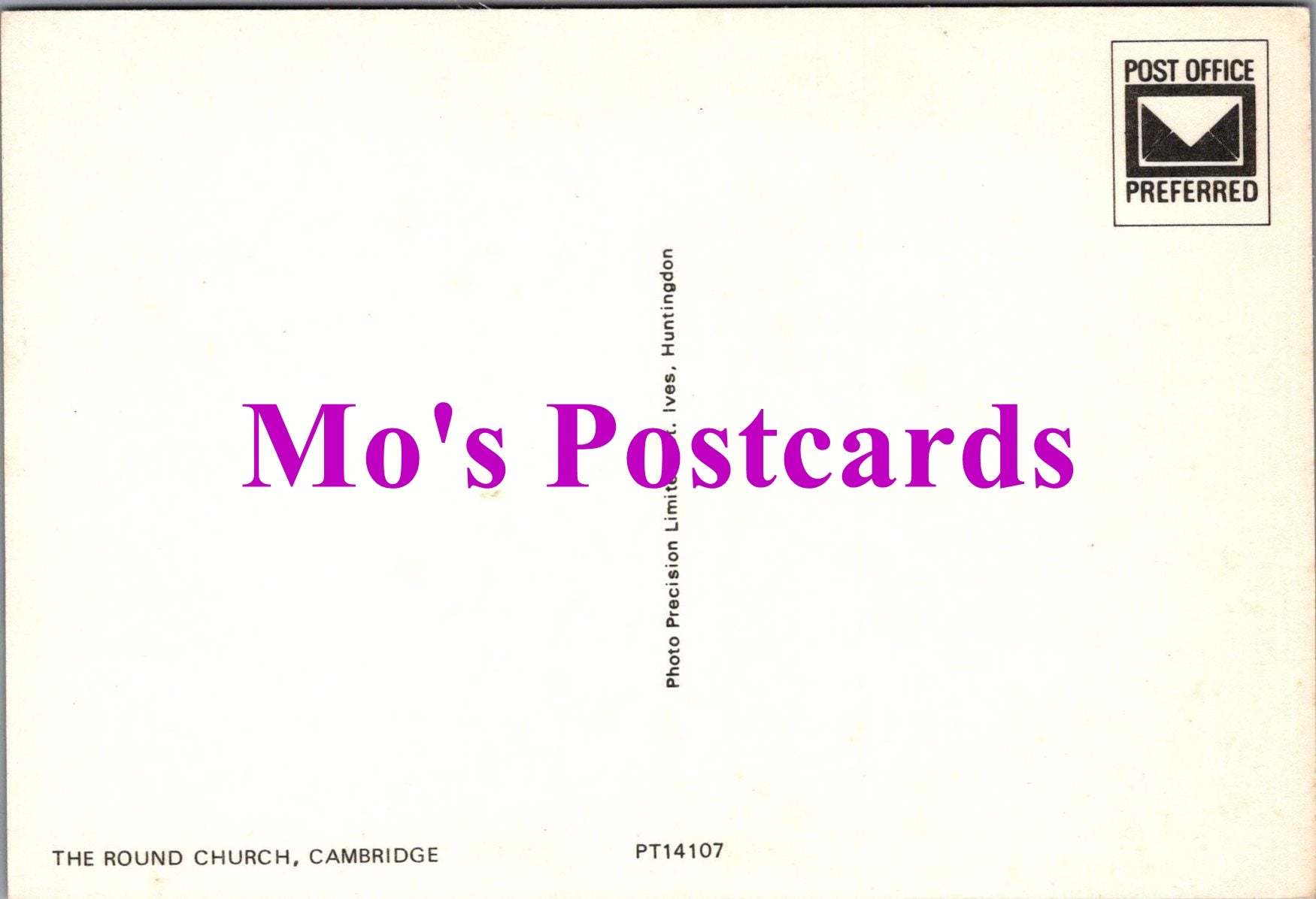 Cambridgeshire Postcard - The Round Church, Cambridge  SW15028