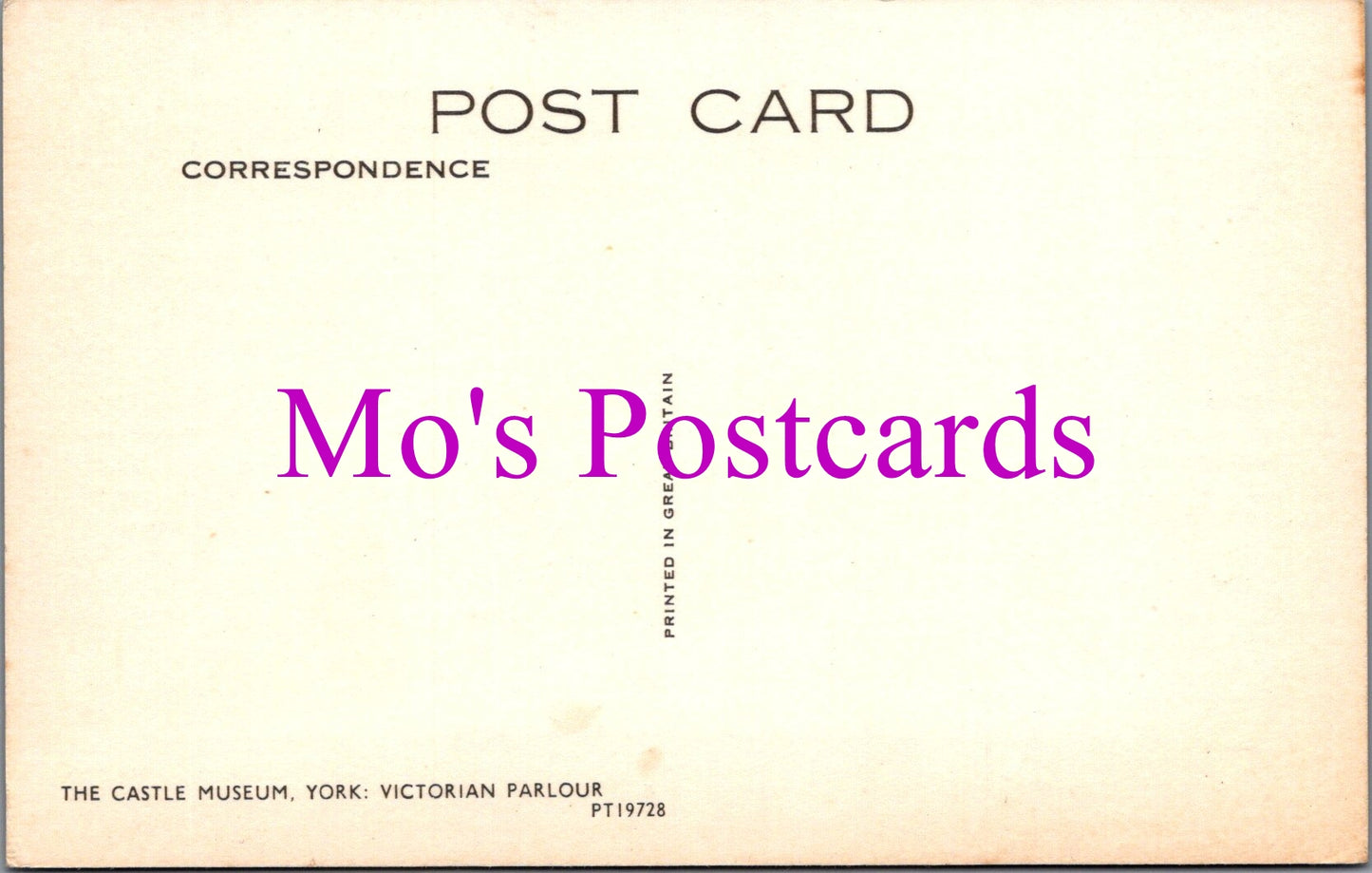 Yorkshire Postcard - York, The Castle Museum, Victorian Parlour  SW15381