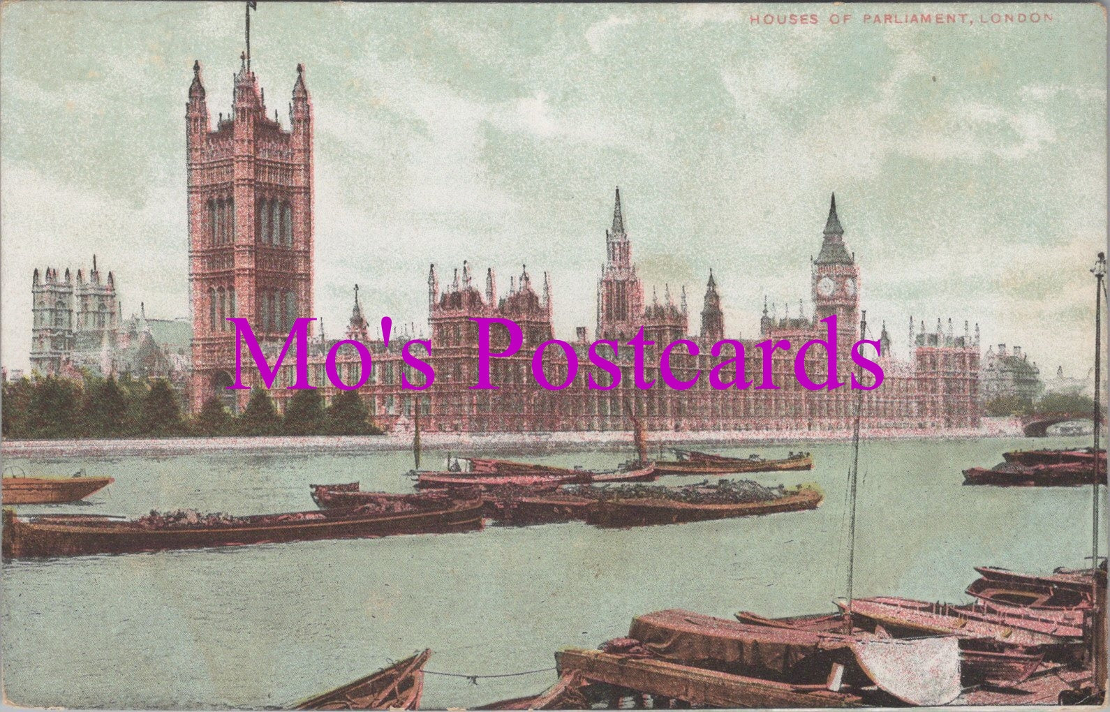 London Postcard - The Houses of Parliament  SW15385