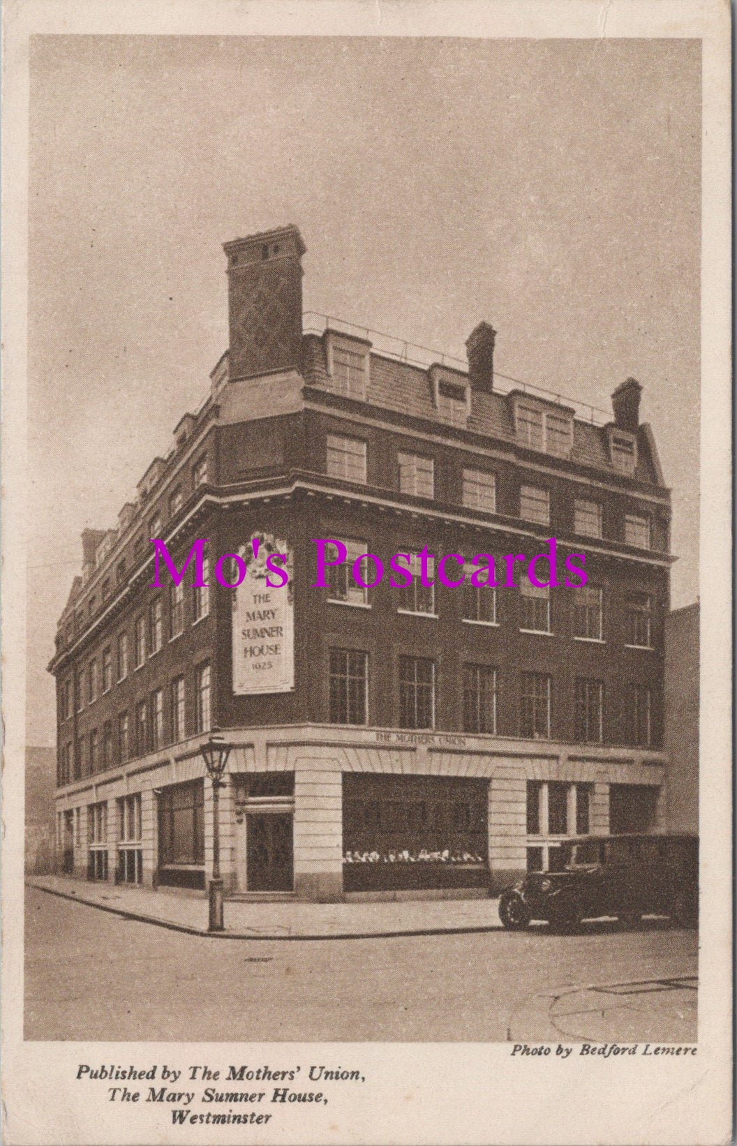 London Postcard - The Mary Sumner House, Westminster   SW15389
