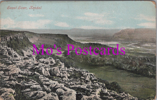 Cumbria Postcard - Scout Scar, Kendal   SW15399
