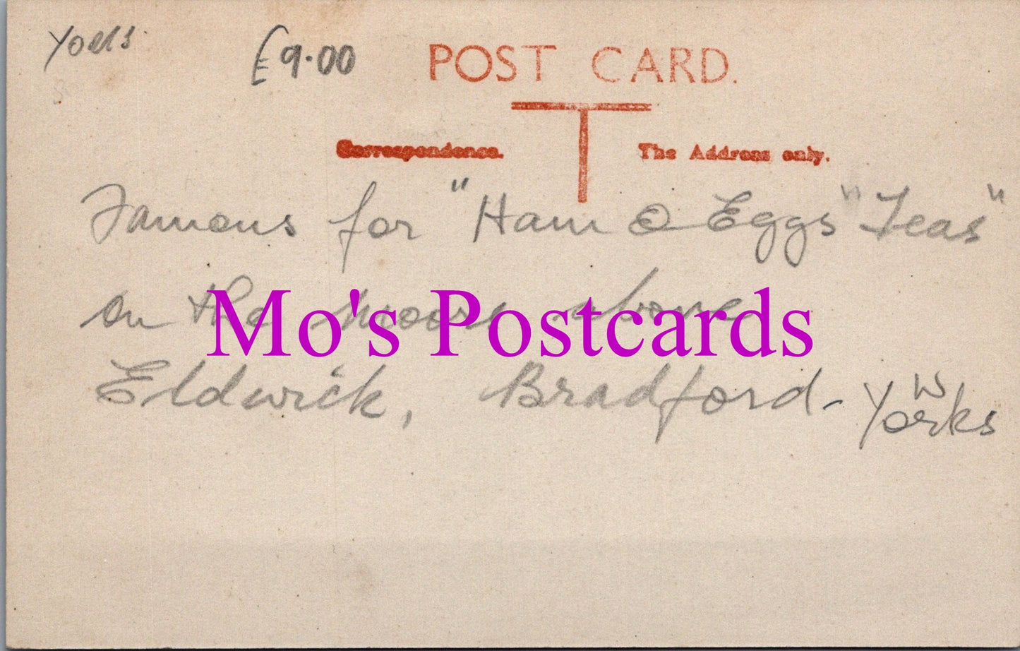 Yorkshire Postcard - The Fleece Inn, Eldwick  SW15405