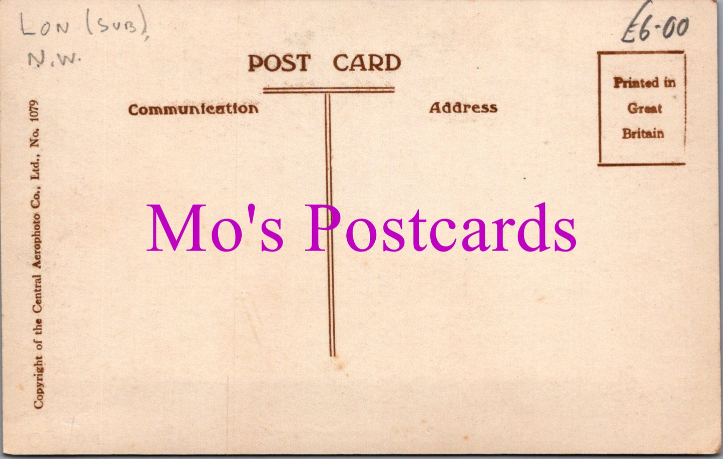 London Postcard - Aerial View of Bedford College For Women SW15306