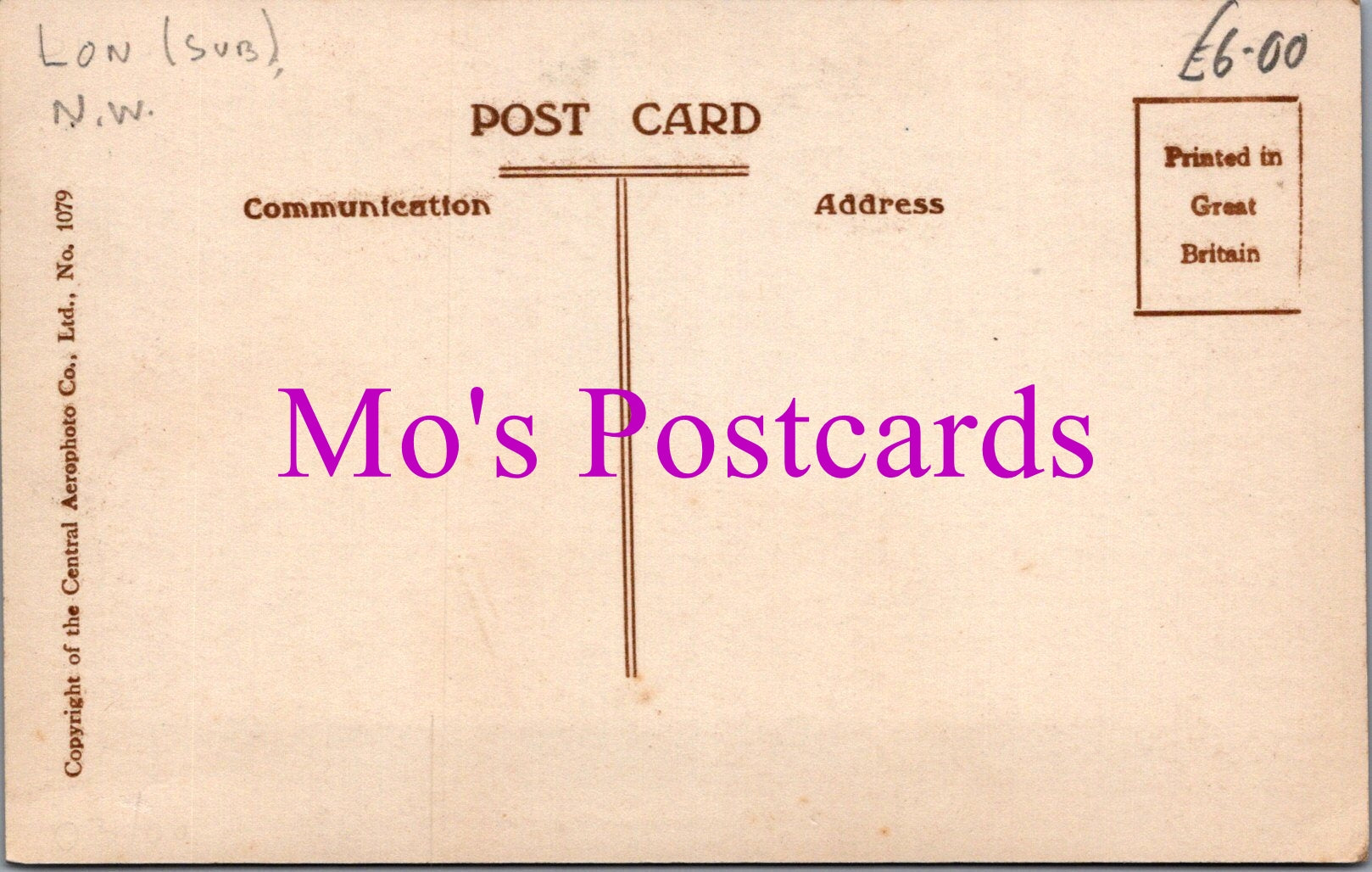 London Postcard - Aerial View of Bedford College For Women SW15306