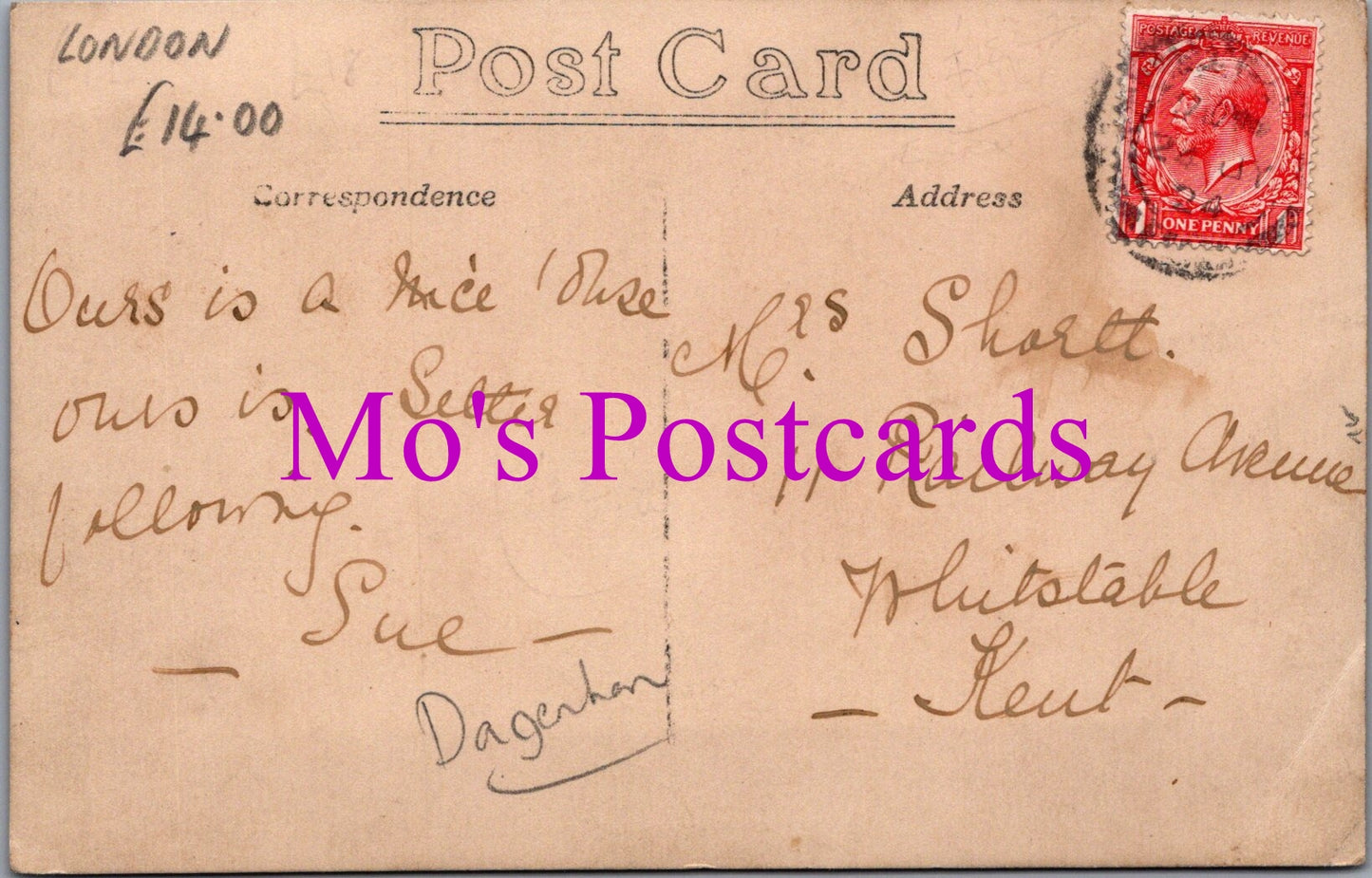 London Postcard - Bushway, Becontree, Dagenham  SW15320