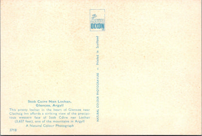 Scotland Postcard - Stob Coire Nan Lochan, Glencoe, Argyll  SW15891