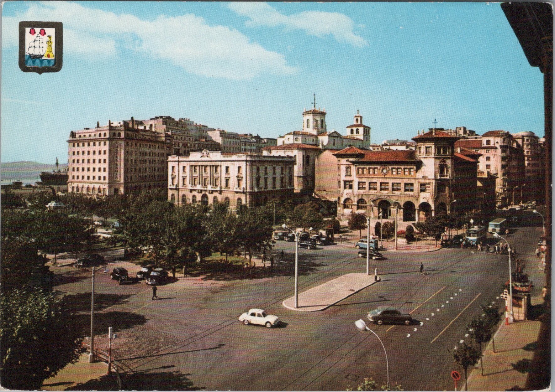 Spain Postcard - Santander, Place d'Alphonse XIII - SW15954