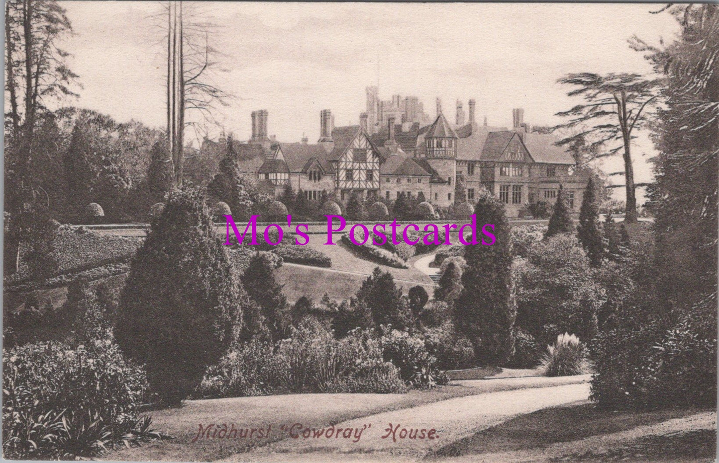 Sussex Postcard - Midhurst "Cowdray" House   SW14178