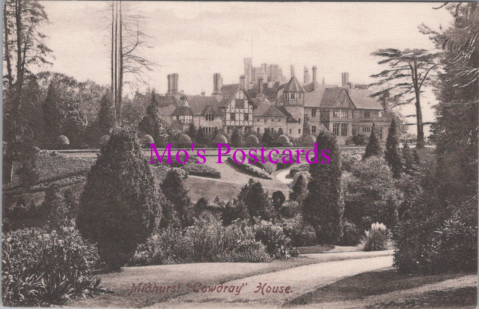 Sussex Postcard - Midhurst "Cowdray" House   SW14178