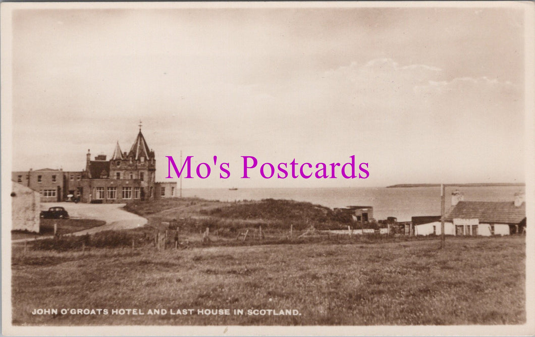 Scotland Postcard - John O'Groats and Last House in Scotland  SW14182