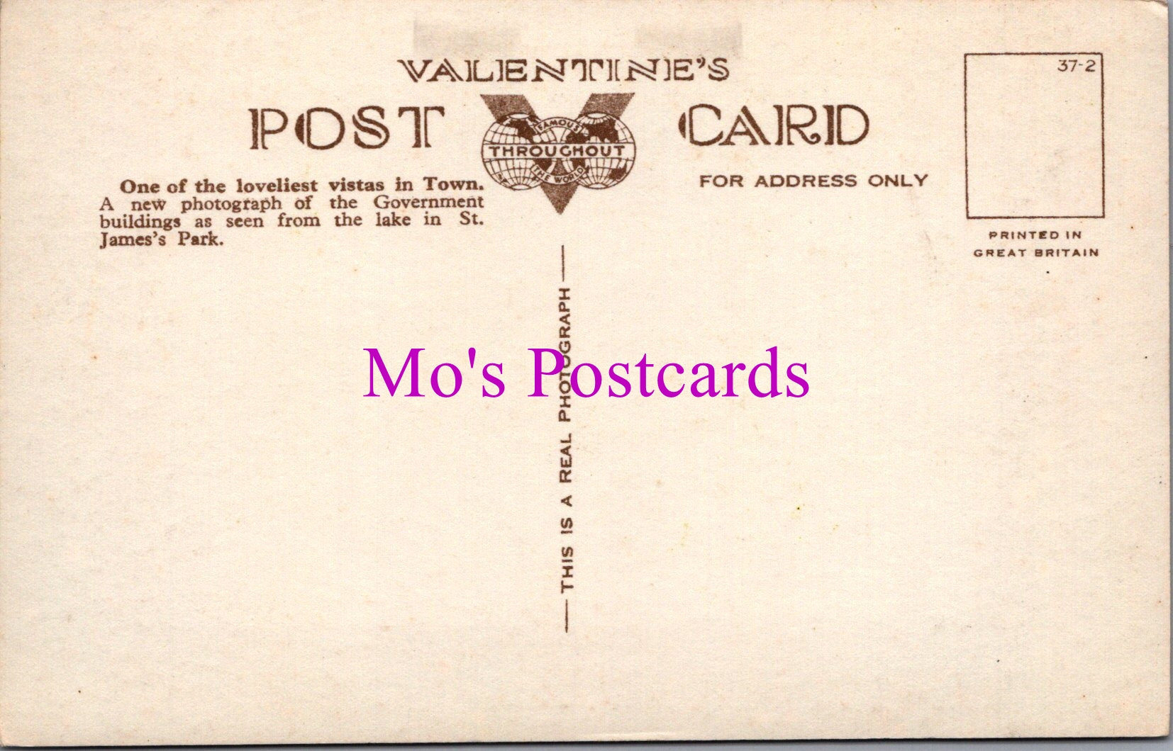 London Postcard - St James's Park   SW14193