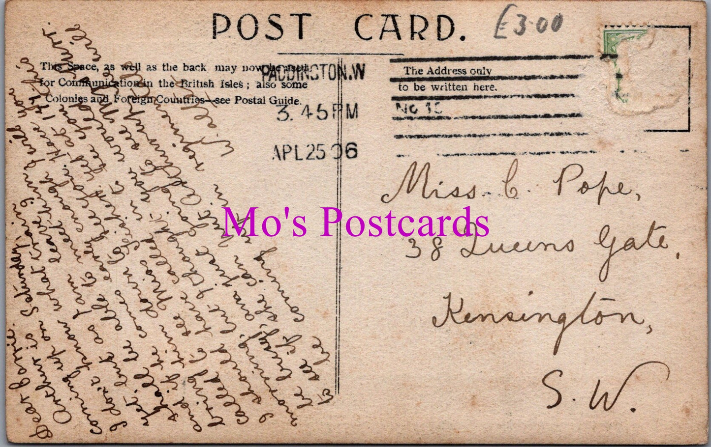 Road Transport Postcard - Man Riding His Bicycle  SW14227