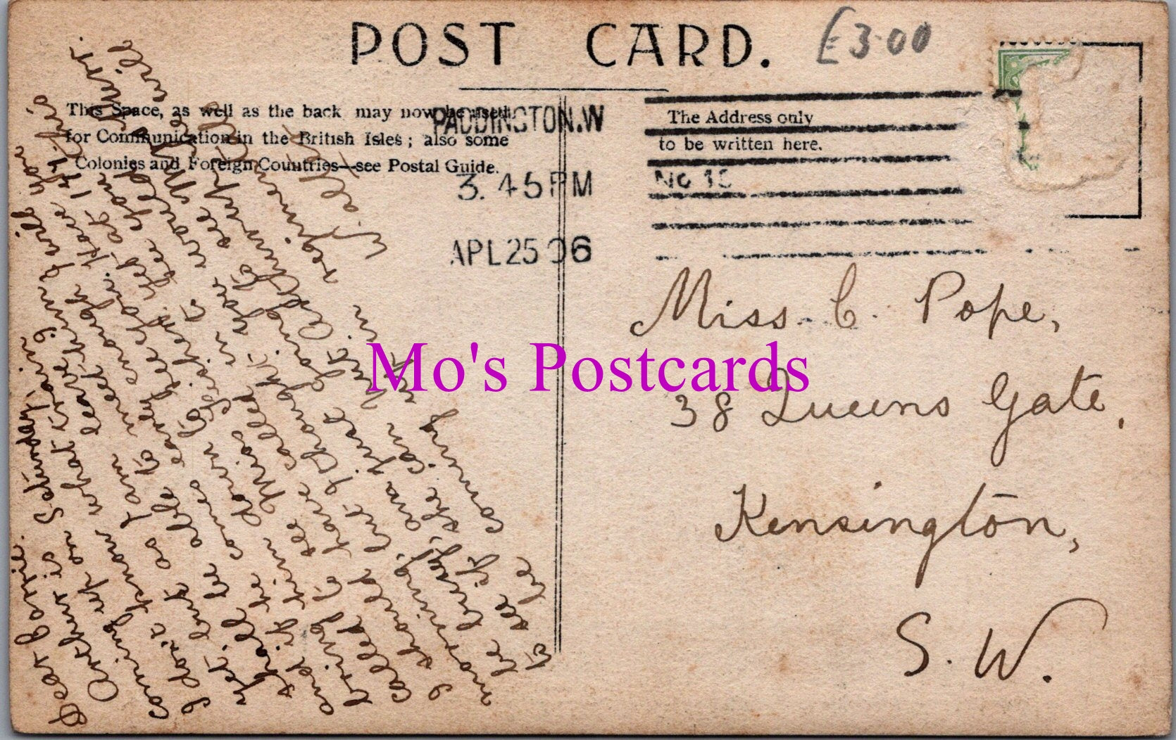 Road Transport Postcard - Man Riding His Bicycle  SW14227