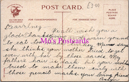 Greetings Postcard - Wishing You a Happy Thanksgiving SW14242