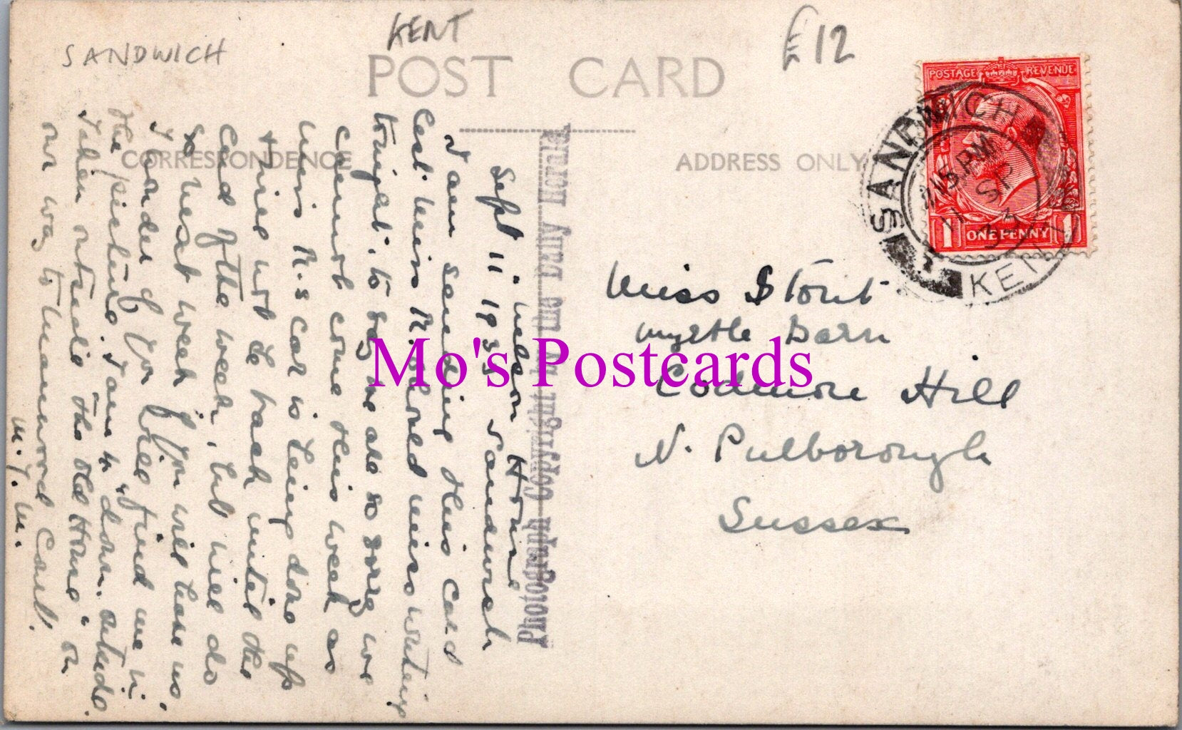 Kent Postcard - Sandwich?, Historical Costume Parade   SW14292