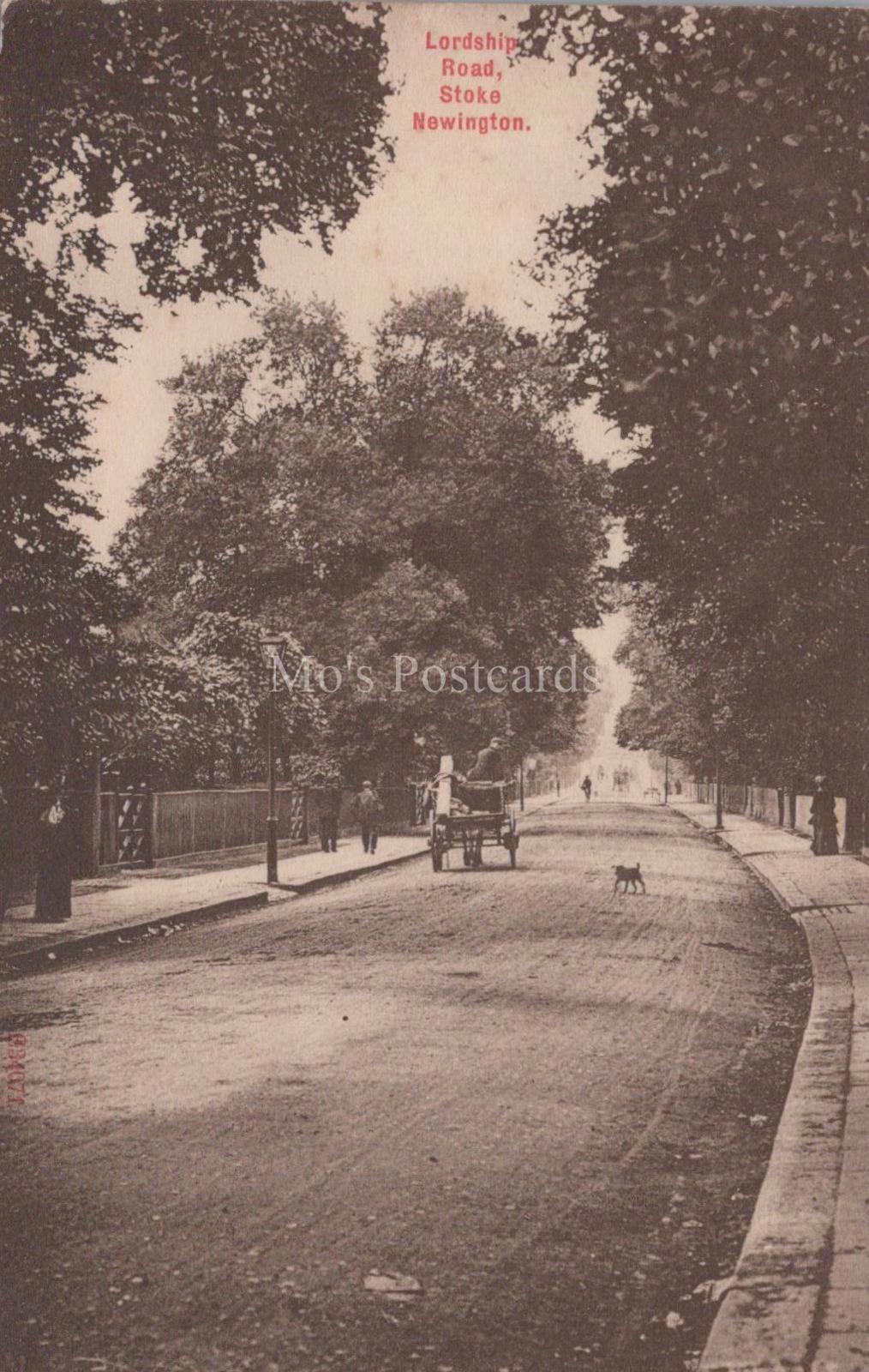 London Postcard - Lordship Road, Stoke Newington   XT90