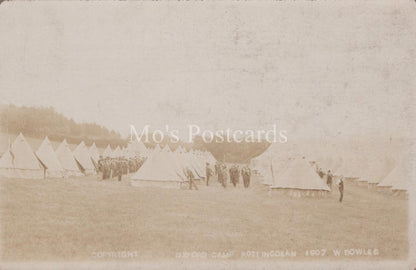 Military Postcard - Cadets at Oxford Camp, Rottingdean, 1907 -  XT959